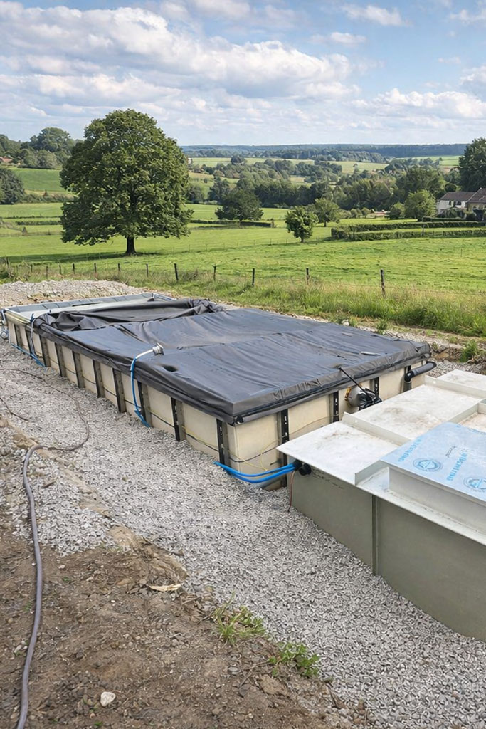 Local technique piscine inox