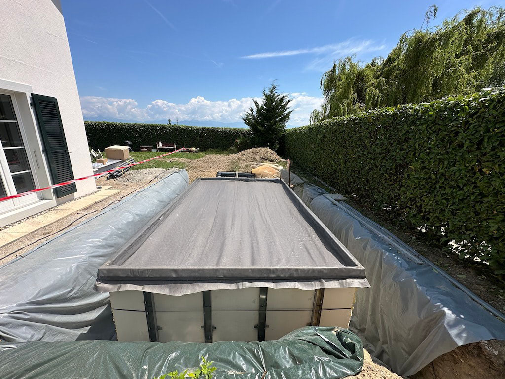 Pose piscine inox